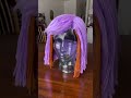 Brushing Out A Yarn Wig