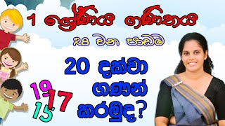 1සිට 20 දක්වා ගණන් කරමු / Let's count from 1 to 20/sinhala/Grade 1 mathematics lesson 31