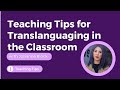 TESOL Pop S10E9 | Teaching Tips for Translanguaging in the Classroom with Josianne Block