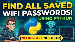 Find All Saved WiFi Passwords Using Python (No Install Needed!)