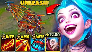 Jinx with 12.00 Attack Speed is a little ridiculous... (MOW THEM DOWN)