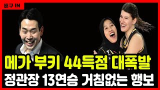 [배구IN] 여자배구 정관장 13연승 달성하며 2위로 진입 임박 #여자배구 #프로배구 #v리그 #정관장레드스파크스