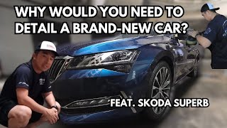 Detailing a 2-Day Old Skoda Superb? IGL Coatings Singapore - EcoCoat Kenzo Graphene Coating