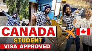 When Punjabis Get Canada Student Visa with fever of Moonchild Era #shorts  #canadavisa