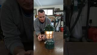 The secret to lighting a Coleman lantern! #colemanlantern #pressurelantern #lantern