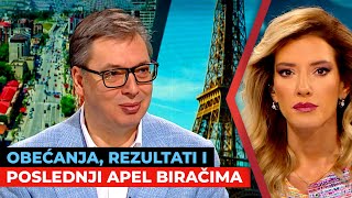 Aleksandar Vučić pred izbornu tišinu: Obećanja, rezultati i poslednji apel biračima I URANAK1