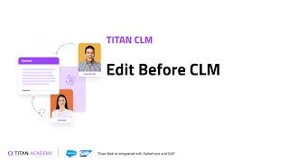 Titan Docs | Editing Documents Before CLM | Salesforce Integration
