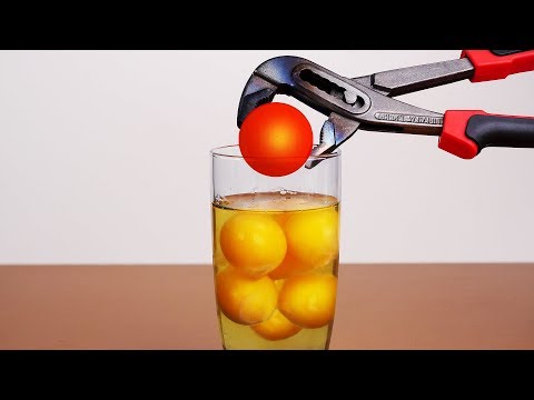 GLOWING 1000 DEGREE METAL BALL VS EGGS GLOWING 1000 DEGREE METAL BALL VS EGGS
