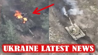 Today Latest Breaking News Russian Ukraine war Ukrainian forces take out Russian tank hiding in wood
