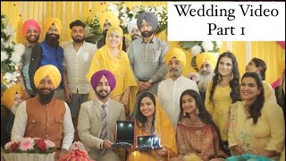 Haldi \u0026 Kuwar Dhoti Ceremony|Wedding Video|Meetpreet|Part-1