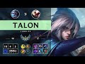 Talon Jungle vs Lee Sin: Unstoppable - EUW Challenger Patch 14.15