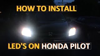 How to install LED's on a 2005 Honda Pilot EXL | Zad AT