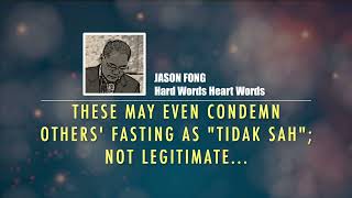 THE LEGALISTIC HEART (JFhwhw Fasting7)