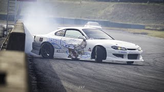 痛フェス　鈴鹿ツイン逆走　ドリフト車載