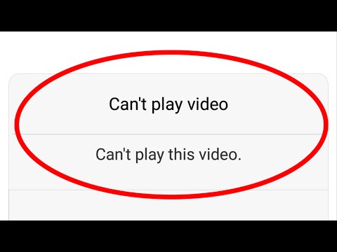 Fix Can't play this video Error in AndroidTablet