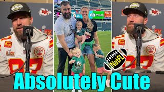 Travis talks about his Nieces \u0026 Kylie Kelce 'They’re the absolute best' in pre-Super Bowl interview