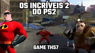 os incríveis 2 jogando jogo do PS2 zerando