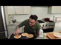 the best breakfast ever strawberry cheesecake pancakes chef spencer watts