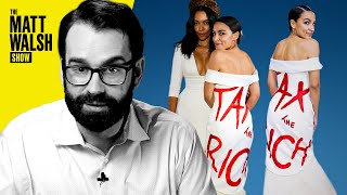 HYPOCRITE: AOC Wears “Tax the Rich” Dress to the Met Gala