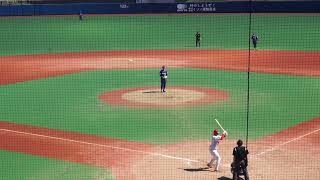 2022/9/5(月) 岩佐嵐(テイ・エステック) vs 久木田雄介(三菱重工East) ショートゴロ