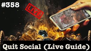 How to Quit Social Media in 2024. Live Q & A | #BringYourWorth 358