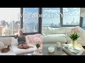 living alone in NYC: my wellness routine, how I feel my best, self care, and workout with me 🌱