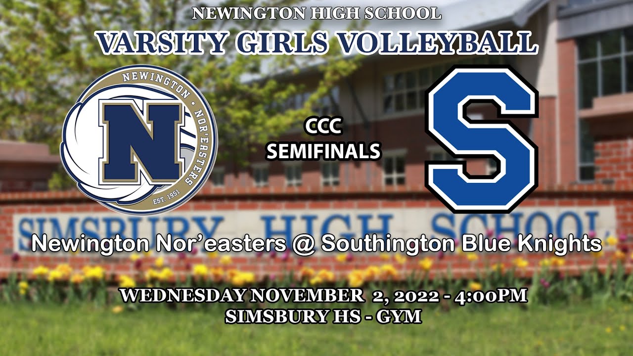 (11/2/2022) NHS V Girls Volleyball @ Southington - YouTube