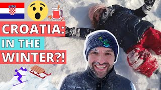 Winter wonderland in GORSKI KOTAR, CROATIA! SNOWY PARADISE an hour away from ZAGREB!