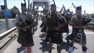 D-DAY 77 YEARS pipers over the pegasus bridge