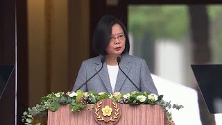 Tsai says China must 'coexist' with a democratic Taiwan