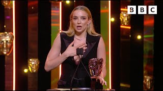 Jodie Comer's dedication to carers during BAFTA speech ❤️ | BAFTAS 2022 - BBC