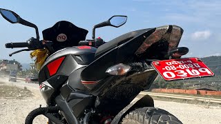 Finally New nepali moto vlog motor cycle maa sarara hai kta ho keep supporting nepali contents ​⁠