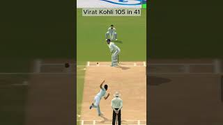 Virat Kohli 105 Runs In 42 Balls. Epic Hitting ! #realcricket24 #shorts