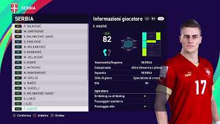Serbia #fifa #worldcup2022 #efootball2023 PES 2021 #ps4 #ps5 #pc Patch Option File