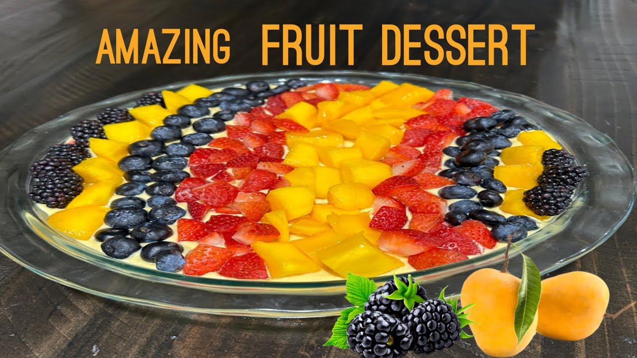 Delicious Fruit Dessert Easy Recipe Skkr Youtube
