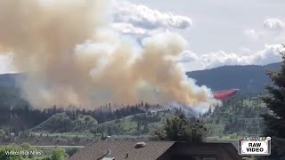 RAW: Crews battling Kamloops wildfire