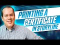 Create and Print Custom Certificates in Articulate Storyline Using JavaScript & AI