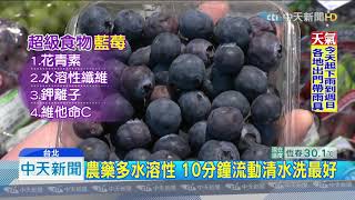 20190916中天新聞　超級食物藍莓 連3年農藥超標前3名