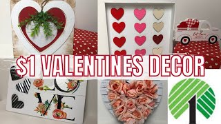 NEW! DOLLAR TREE VALENTINES DIY DECOR | easy + quick decor