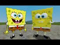 2D SPONGEBOB VS 3D SPONGEBOB NEXTBOT in Garry's Mod!