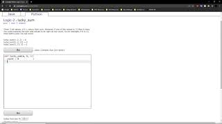 Logic-2 (lucky_sum) Python Tutorial || Codingbat.com