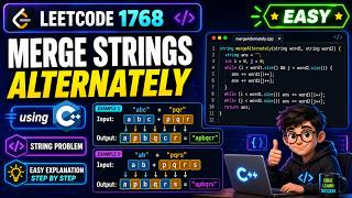 Merge String Alternately, LeetCode 1768