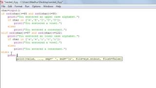 Python Programming Tutorial 16 Nested IF ELSE Statement cE2Q1 8UOKc