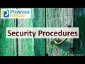 Security Procedures - CompTIA Security+ SY0-701 - 5.1
