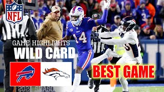 Bills   Vs. Broncos  [ WILD CARD] FULL GAME  3rd-QTR Highlights | Play Offs 2024