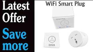 Aviga WiFi Smart Plug Mobile App Controlled | Compatible with Alexa and Google Home Assistant