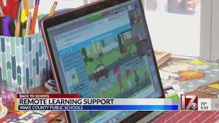Remote learning support at Wake County Public Schools