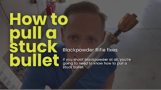 How to Remove a Stuck Bullet from Your Thompson Center Thunderhawk InLine Rifle | Step-by-Step Guide