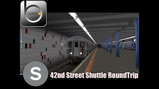 OpenBVE: NYC Subway 1985-1987 42nd St Shuttle R62A Operation RoundTrip