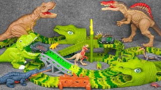 120 Minutes Of Satisfaction With Unboxing Speedy Dinosaur Car Track Set ASMR | Review Toys